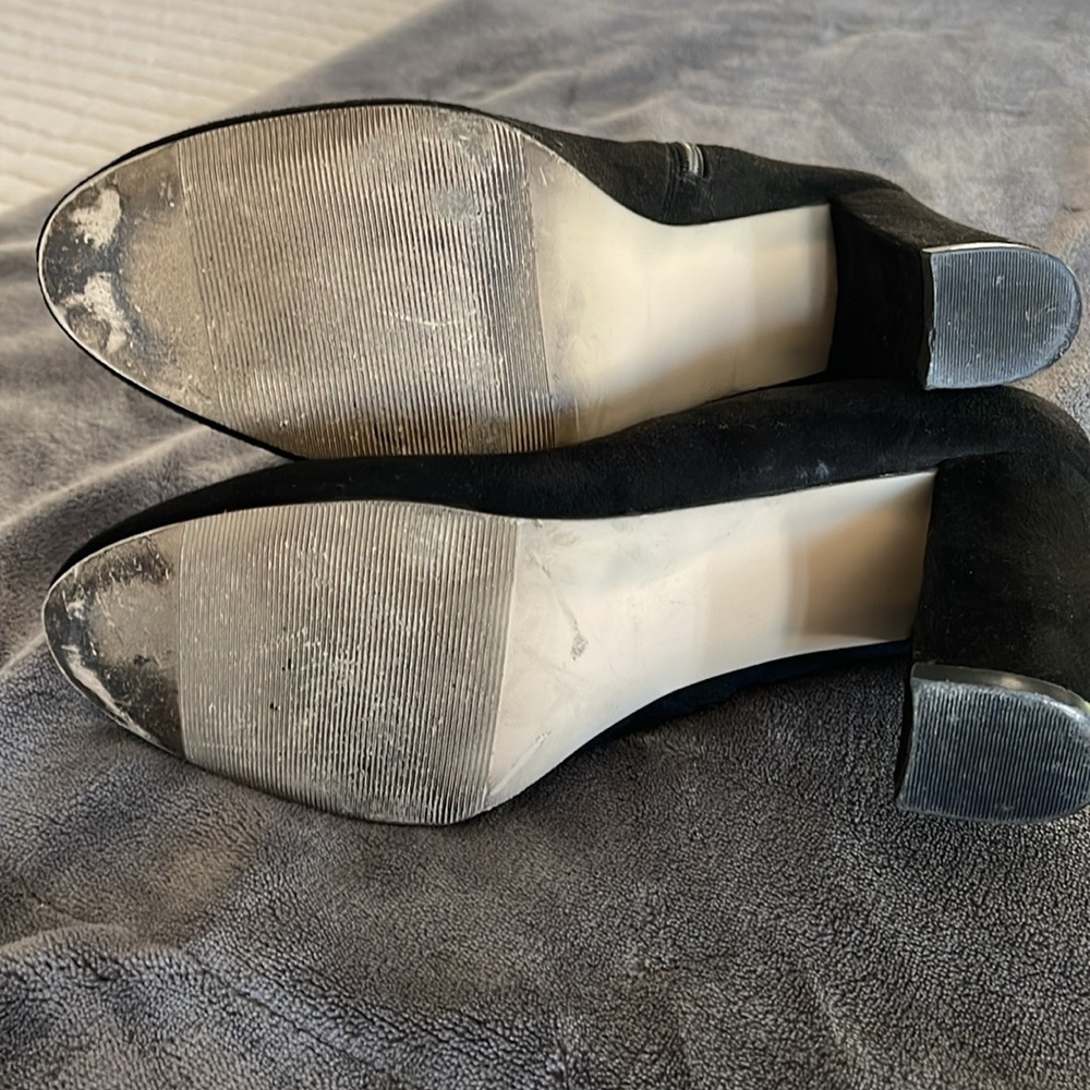Black Booties. Gently Worn - image 3